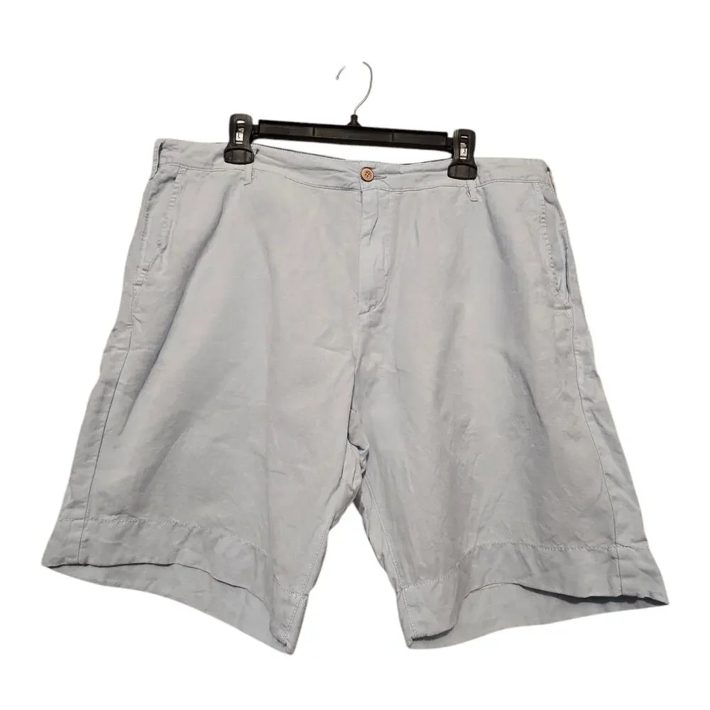 Faherty‎ Linen Blend Malibu Shorts Mens Sz 36 Blue 37